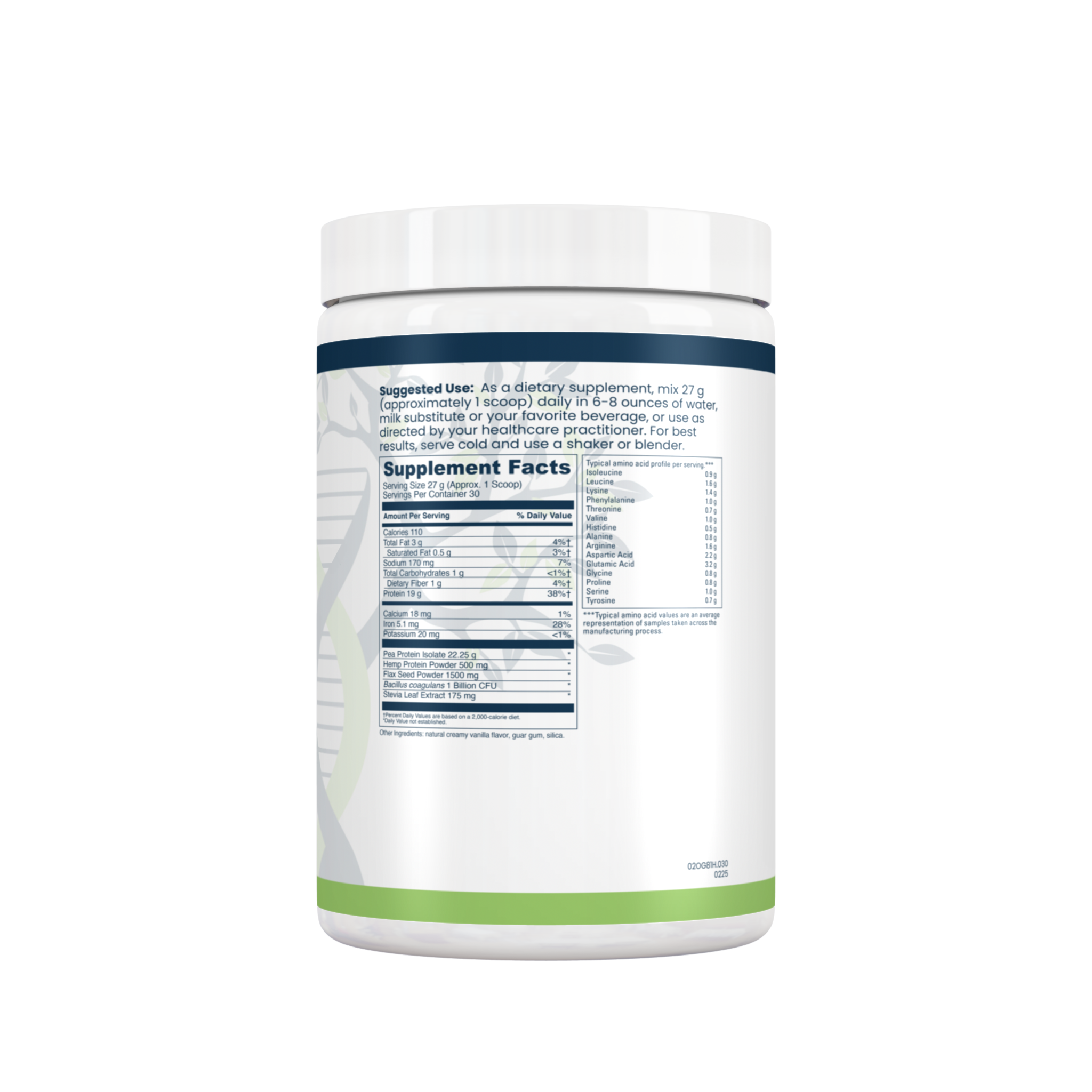 Complete Vegan Protein Powder - Vanilla - Image 2